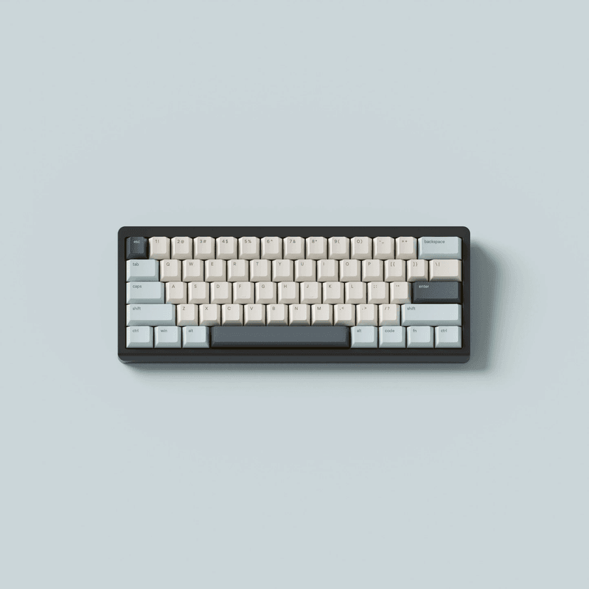 GMK Kanagawa keyboard, the source of this site's color palette